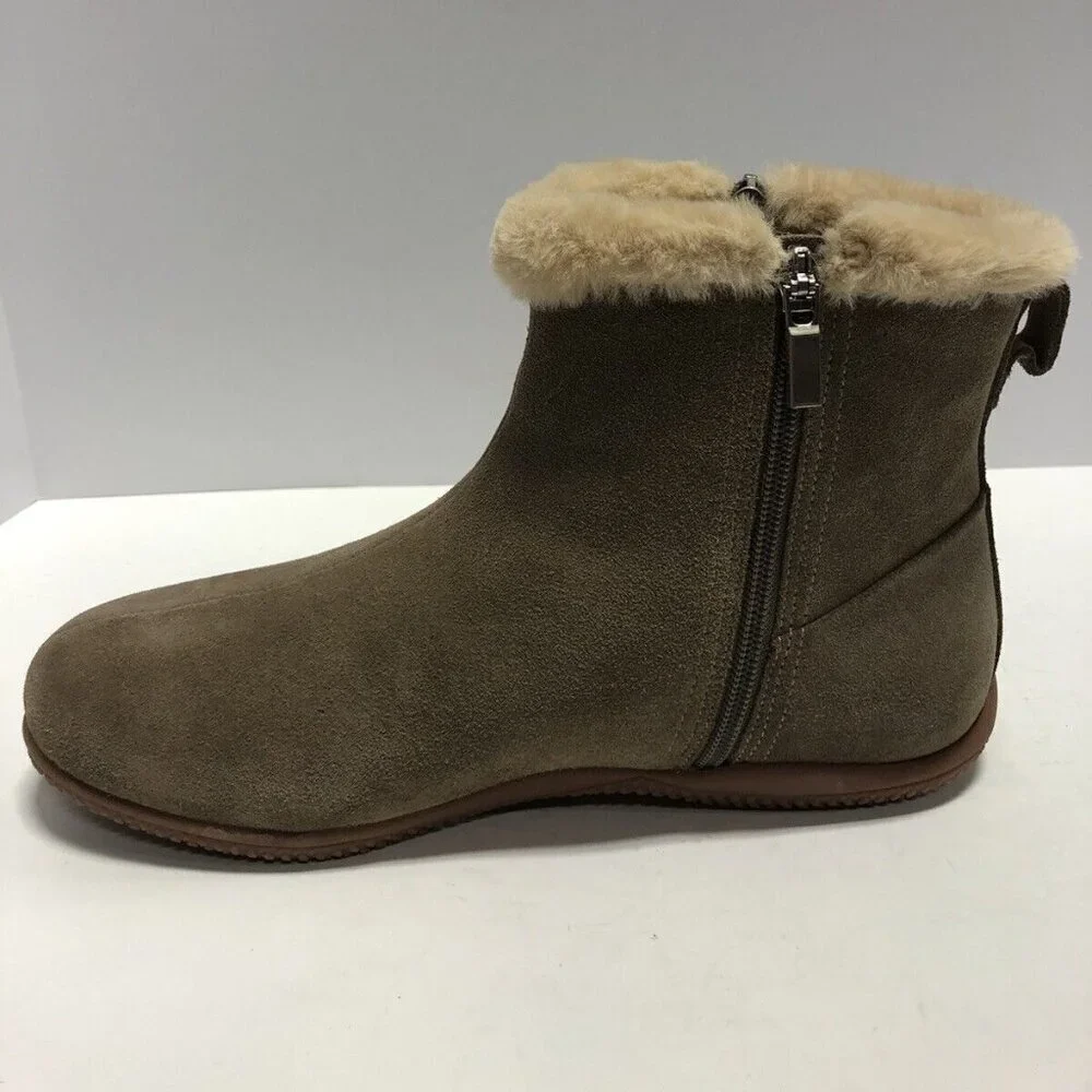 Softwalk Women’s Helena Zip Boot Brown Size 8.5 M